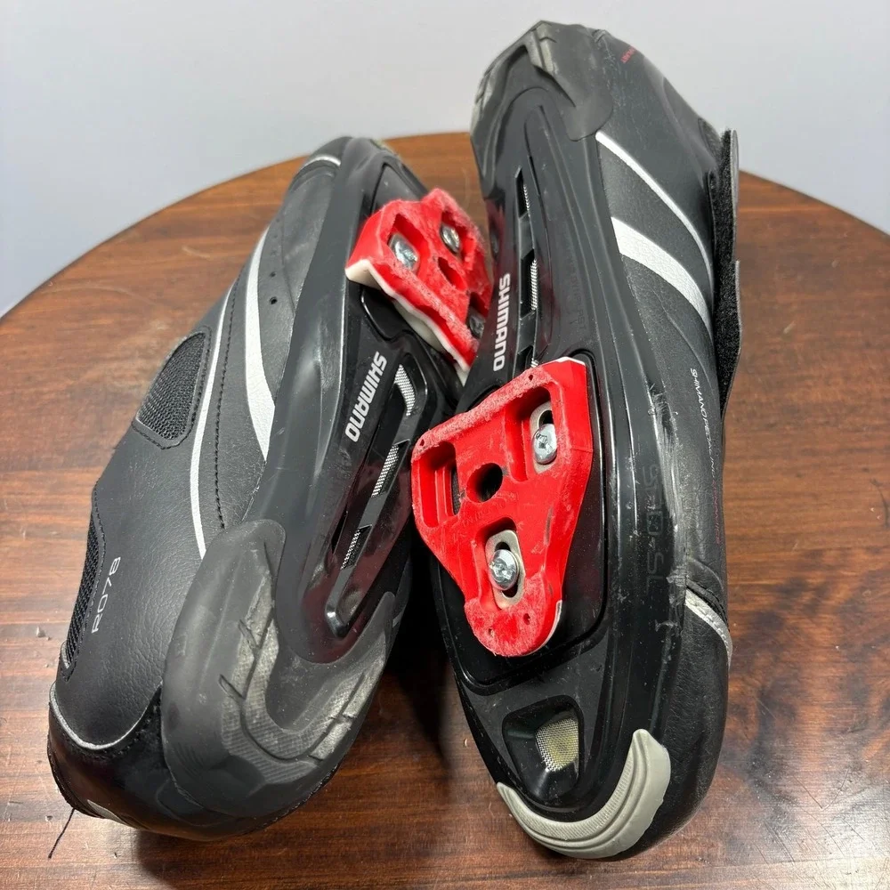 Shimano Dynalast Cycling Pedaling Dynamics Shoes‎ Mens Size 8.3 Black SH-R078L